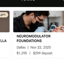 Clinical aesthetics education